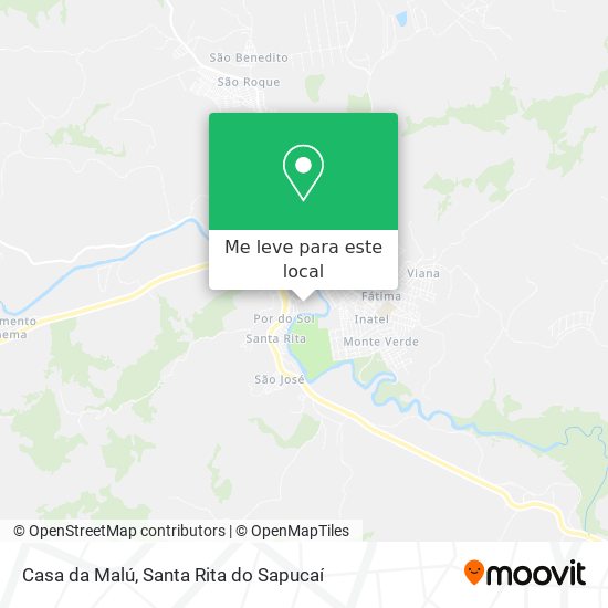 Casa da Malú mapa