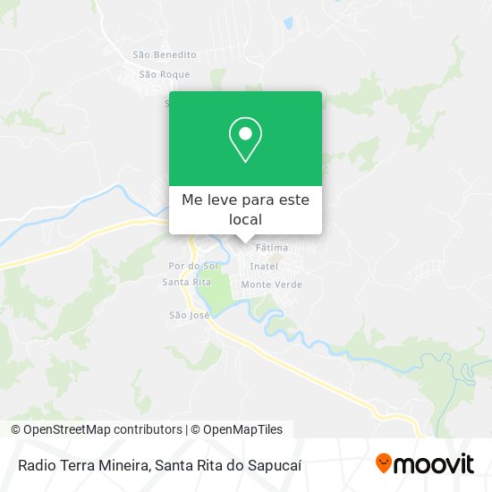 Radio Terra Mineira mapa