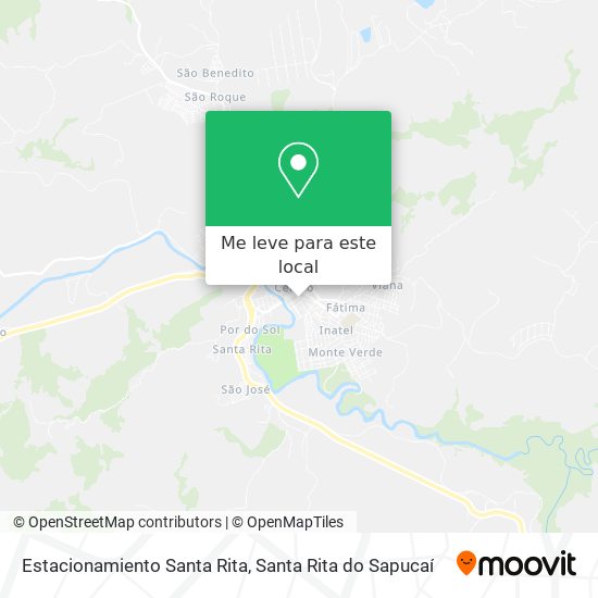 Estacionamiento Santa Rita mapa