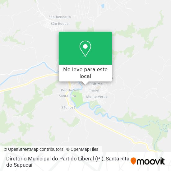 Diretorio Municipal do Partido Liberal (Pl) mapa