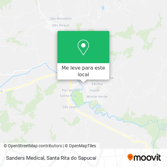 Sanders Medical mapa