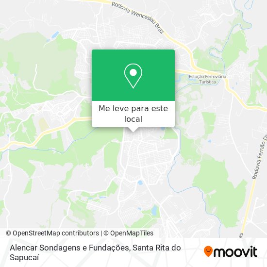Alencar Sondagens e Fundações mapa
