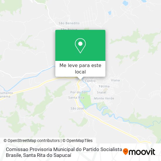 Comissao Provisoria Municipal do Partido Socialista Brasile mapa