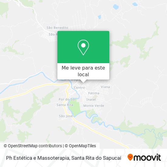Ph Estética e Massoterapia mapa