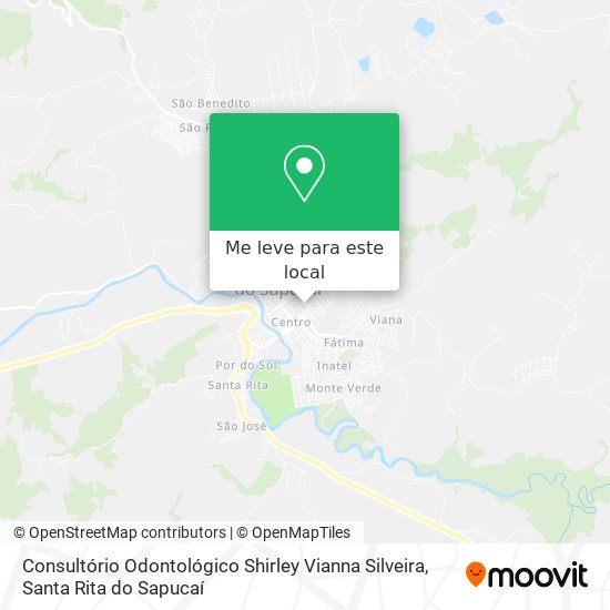 Consultório Odontológico Shirley Vianna Silveira mapa