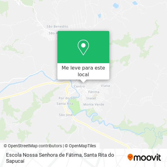 Escola Nossa Senhora de Fátima mapa