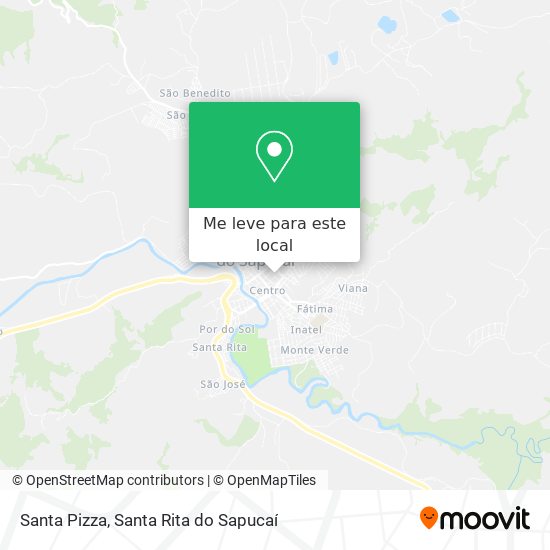 Santa Pizza mapa