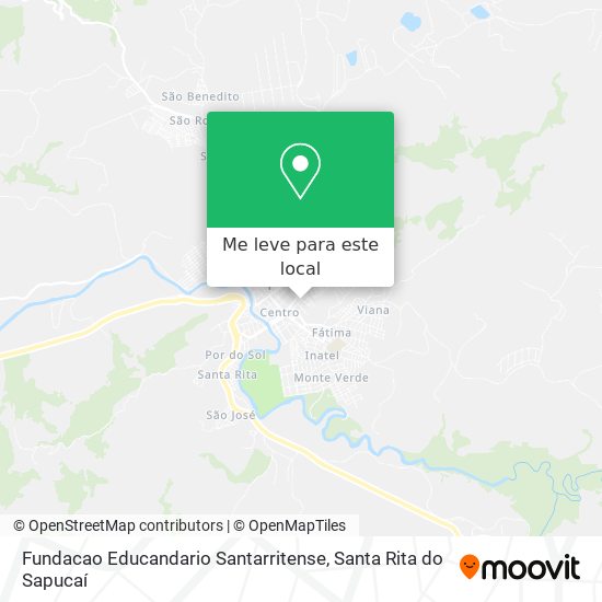 Fundacao Educandario Santarritense mapa