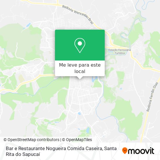 Bar e Restaurante Nogueira Comida Caseira mapa