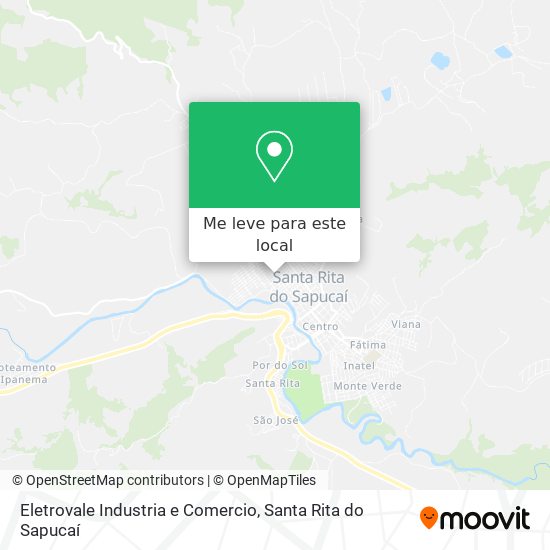 Eletrovale Industria e Comercio mapa