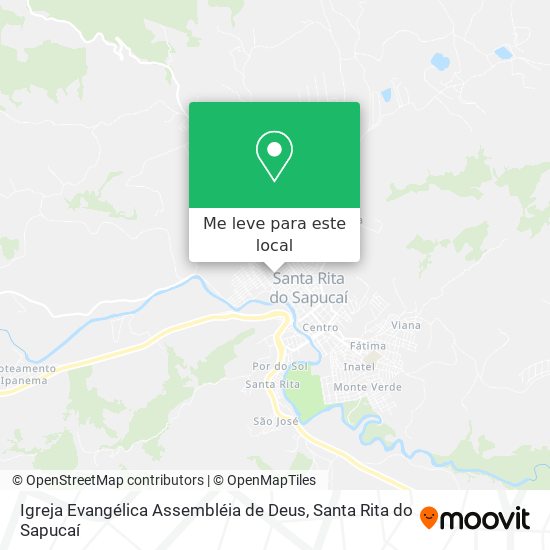 Igreja Evangélica Assembléia de Deus mapa