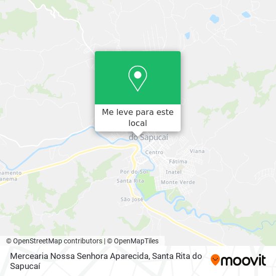 Mercearia Nossa Senhora Aparecida mapa