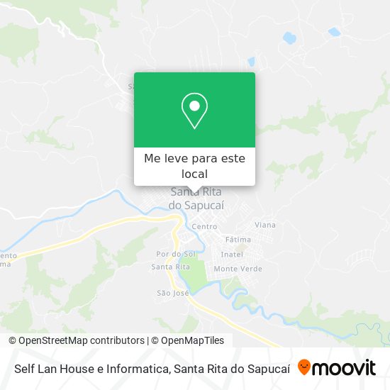 Self Lan House e Informatica mapa