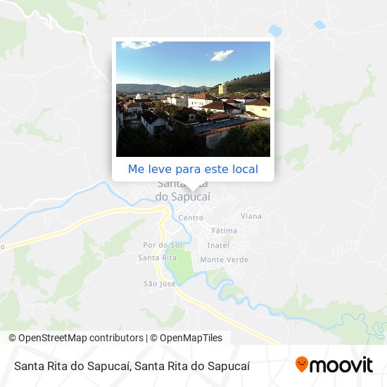 Santa Rita do Sapucaí mapa