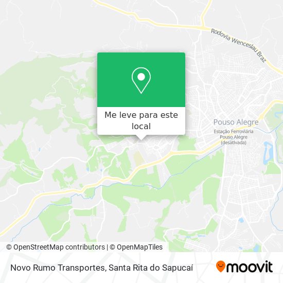 Novo Rumo Transportes mapa