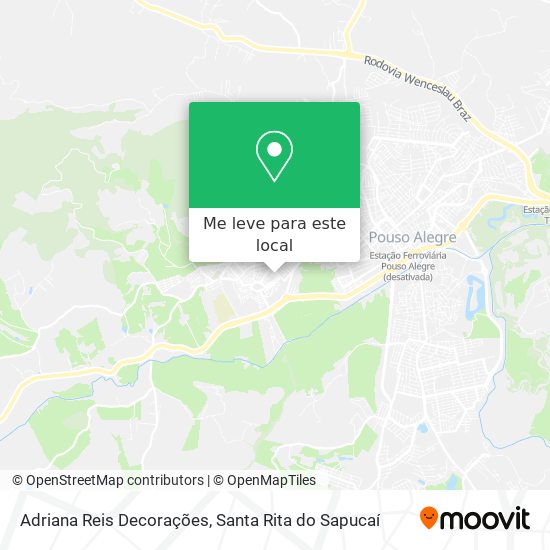Adriana Reis Decorações mapa