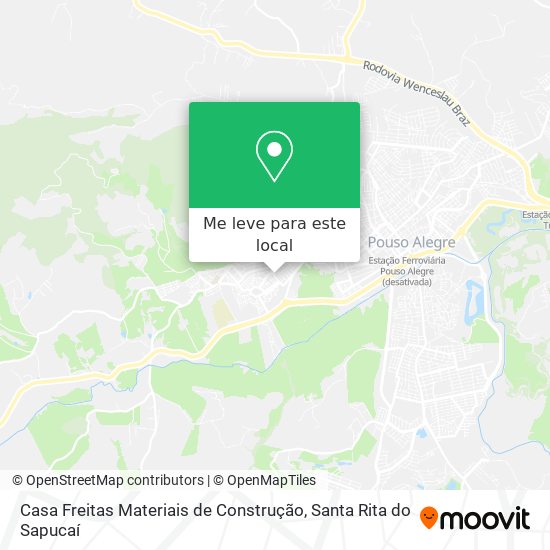 Casa Freitas Materiais de Construção mapa