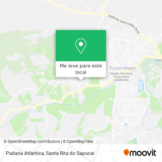 Padaria Atlantica mapa