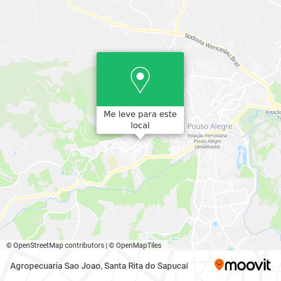 Agropecuaria Sao Joao mapa