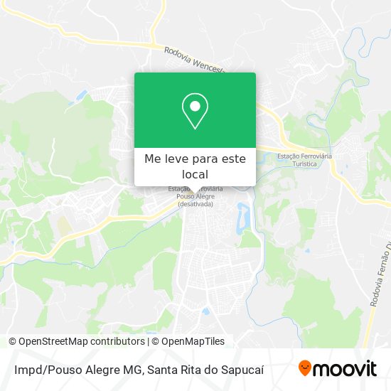 Impd/Pouso Alegre MG mapa