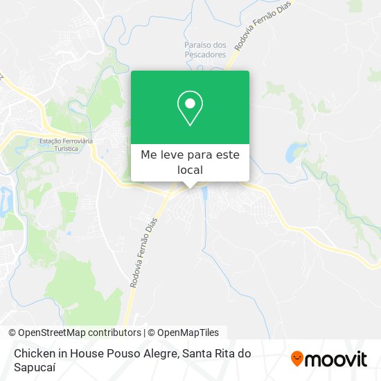Chicken in House Pouso Alegre mapa