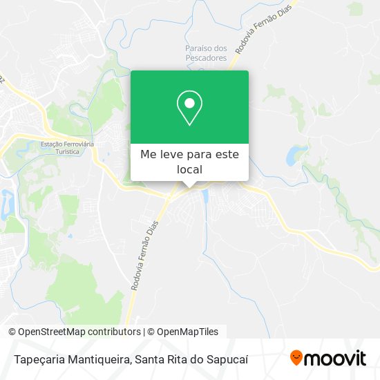 Tapeçaria Mantiqueira mapa