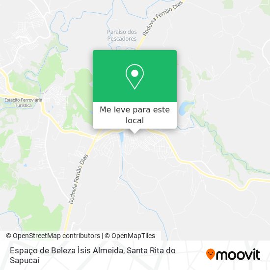 Espaço de Beleza Ìsis Almeida mapa