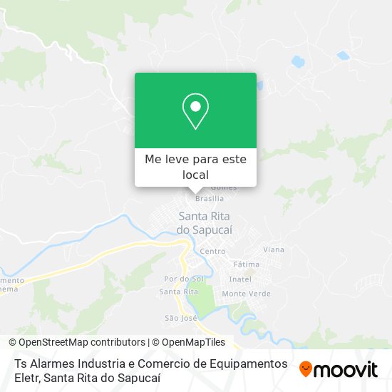 Ts Alarmes Industria e Comercio de Equipamentos Eletr mapa