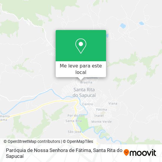 Paróquia de Nossa Senhora de Fátima mapa