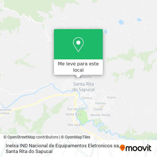 Inelsa IND Nacional de Equipamentos Eletronicos sa mapa