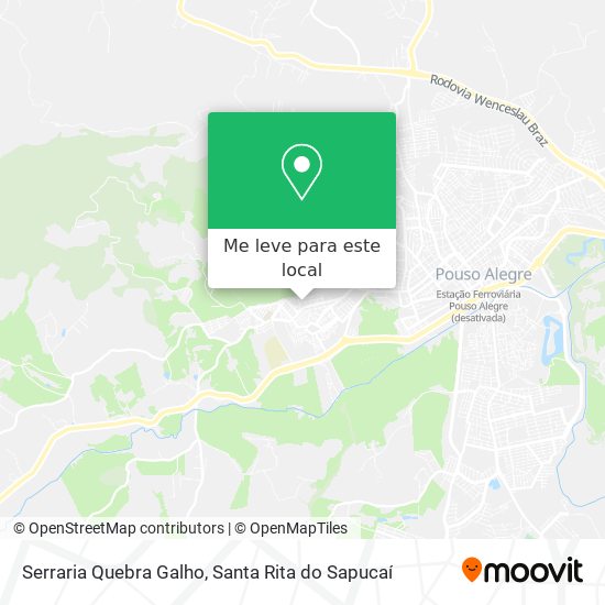 Serraria Quebra Galho mapa