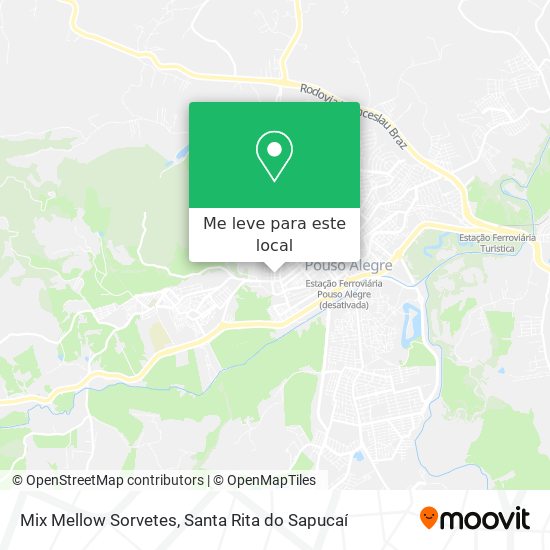 Mix Mellow Sorvetes mapa