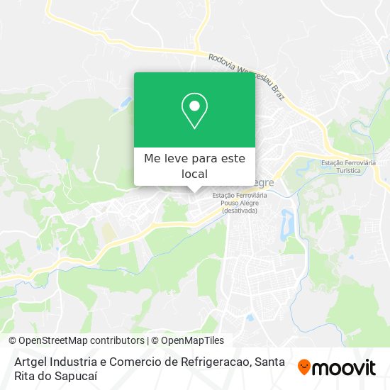 Artgel Industria e Comercio de Refrigeracao mapa