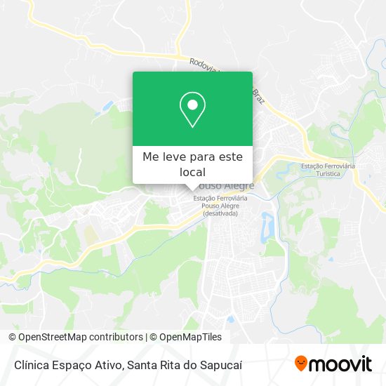 Clínica Espaço Ativo mapa