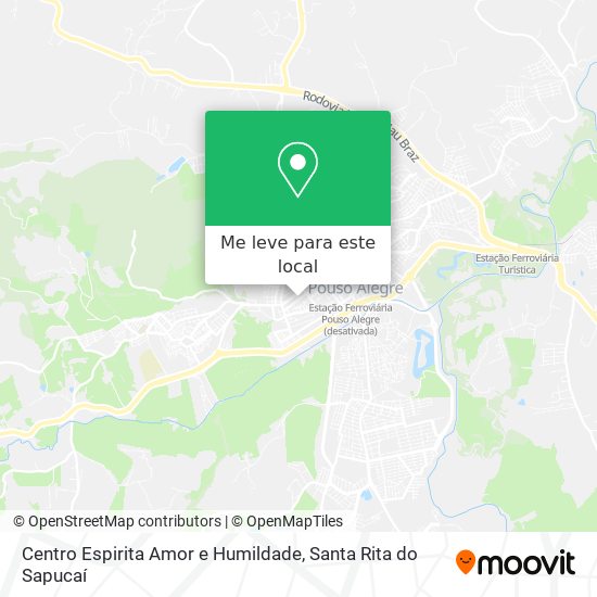 Centro Espirita Amor e Humildade mapa