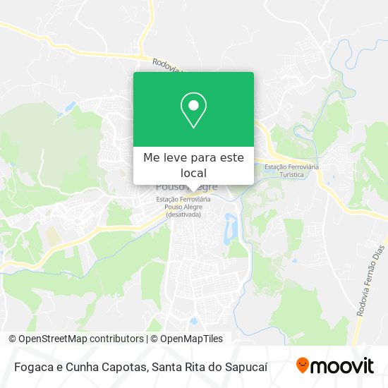 Fogaca e Cunha Capotas mapa