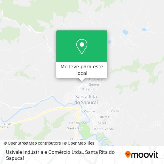 Usivale Indústria e Comércio Ltda. mapa