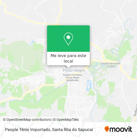 People Tênis Importado mapa