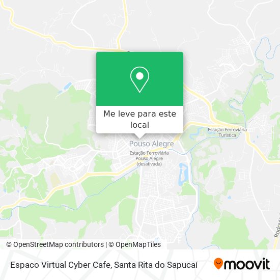 Espaco Virtual Cyber Cafe mapa