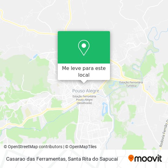 Casarao das Ferramentas mapa