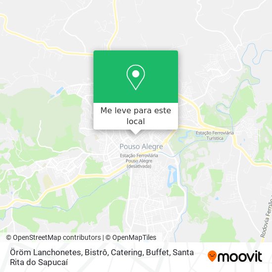 Öröm Lanchonetes, Bistrô, Catering, Buffet mapa