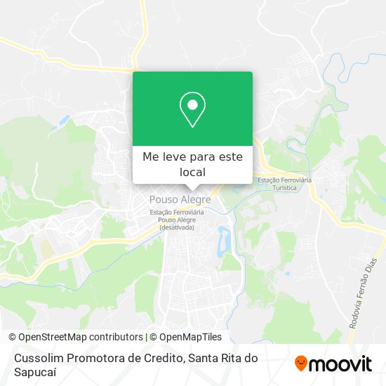 Cussolim Promotora de Credito mapa