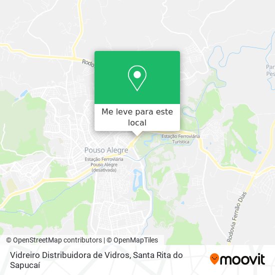 Vidreiro Distribuidora de Vidros mapa
