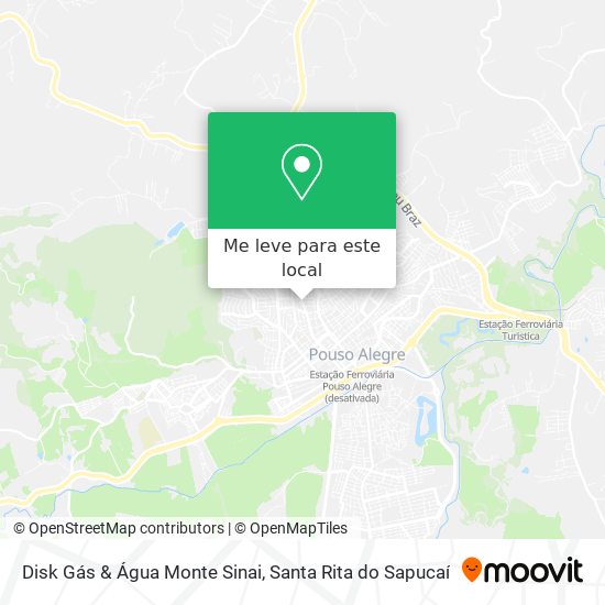 Disk Gás & Água Monte Sinai mapa