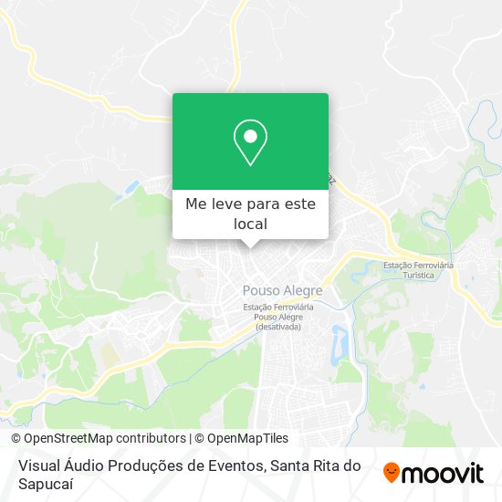 Visual Áudio Produções de Eventos mapa