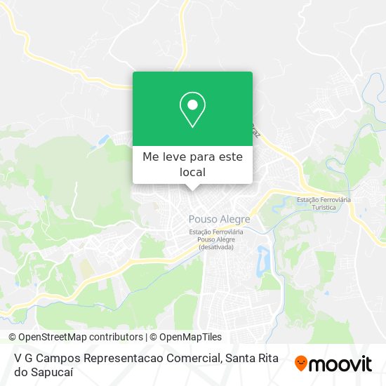 V G Campos Representacao Comercial mapa