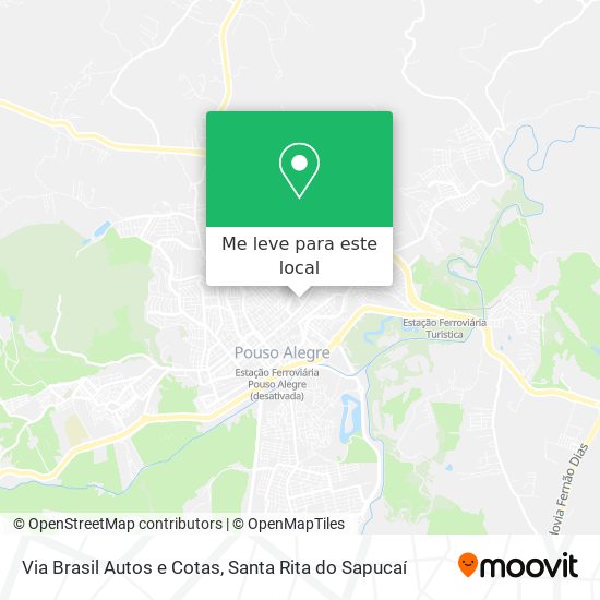 Via Brasil Autos e Cotas mapa