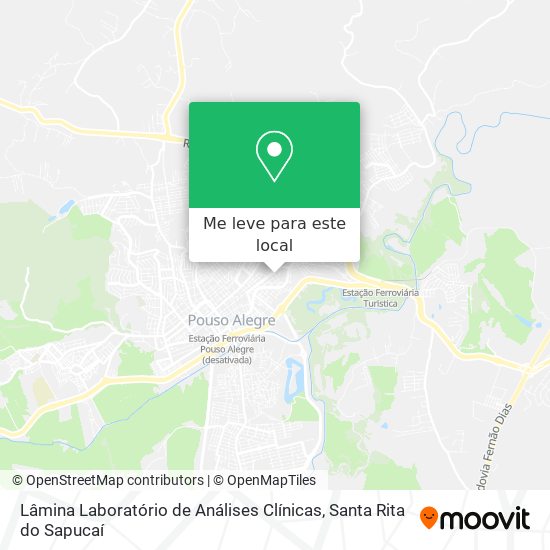 Lâmina Laboratório de Análises Clínicas mapa