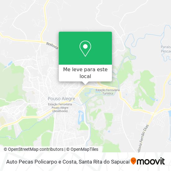 Auto Pecas Policarpo e Costa mapa