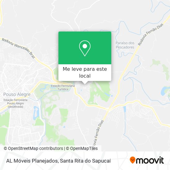 AL Móveis Planejados mapa